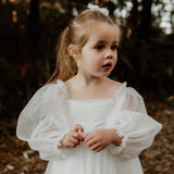 Elle Long Sleeves Flower Girl Dress