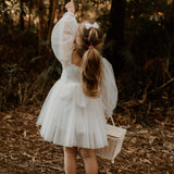 Elle Long Sleeves Flower Girl Dress