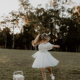 Elle Long Sleeves Flower Girl Dress