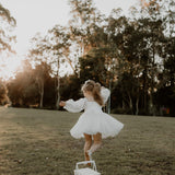 Elle Long Sleeves Flower Girl Dress