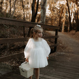 Elle Long Sleeves Flower Girl Dress