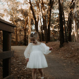 Elle Long Sleeves Flower Girl Dress