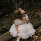 Liliana Square Neckline Flower Girl Dress