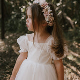 Liliana Square Neckline Flower Girl Dress