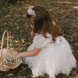 Liliana Square Neckline Flower Girl Dress