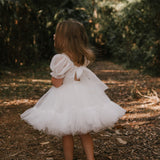 Liliana Square Neckline Flower Girl Dress