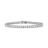 Gold Plated 3mm Cubic Zirconia Classic Tennis Bracelets