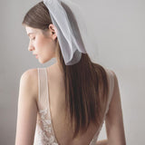 Ivory Tulle Blusher Wedding Veils Simple Bridal Veil