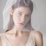 Ivory Tulle Blusher Wedding Veils Simple Bridal Veil