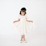 Gianna Vintage Lace Flower Girl Dress