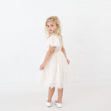 Gianna Vintage Lace Flower Girl Dress