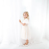 Gianna Vintage Lace Flower Girl Dress