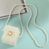 Pearl Square Party Chain Handbag