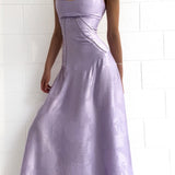 Phantasia | Mermaid Lavender Spaghetti Straps Prom Dress