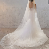 Mermaid Long Mermaid Lace Wedding Dresses Tulle Straps with Appliques