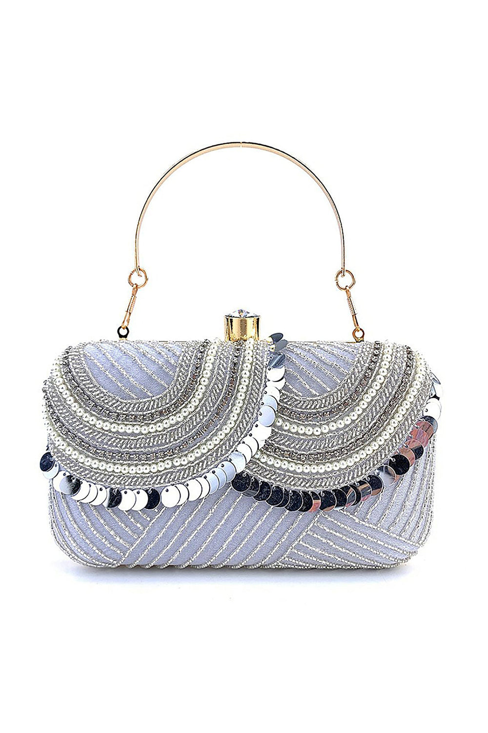 Sequins Square Party Handbag