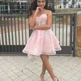 Skylar |A-Line Sweetheart Homecoming Dress