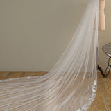 Stunning Flower Lace Cathedral Veil Bridal Veil Wedding Veil