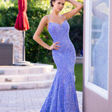 Mermaid Spaghetti Straps Sweetheart Sequin Prom/Evening Dress