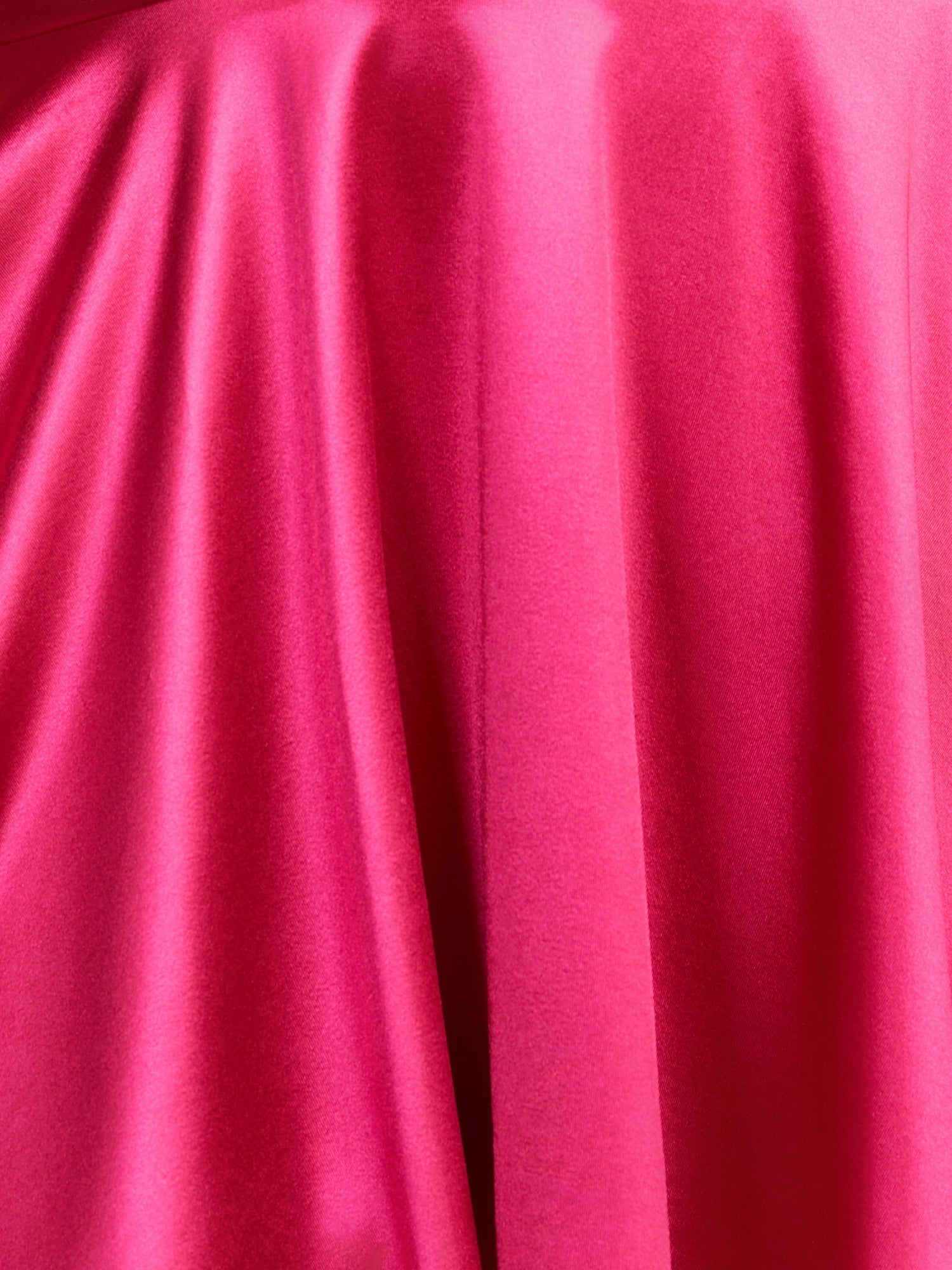 KissDress A-line Strapless Fuchsia Pleated Homecoming Dress with Keyhole | The pleated design adds an elegant touch, while the keyhole detail at the neckline provides a modern twist. The lace-up back ensures a secure fit.